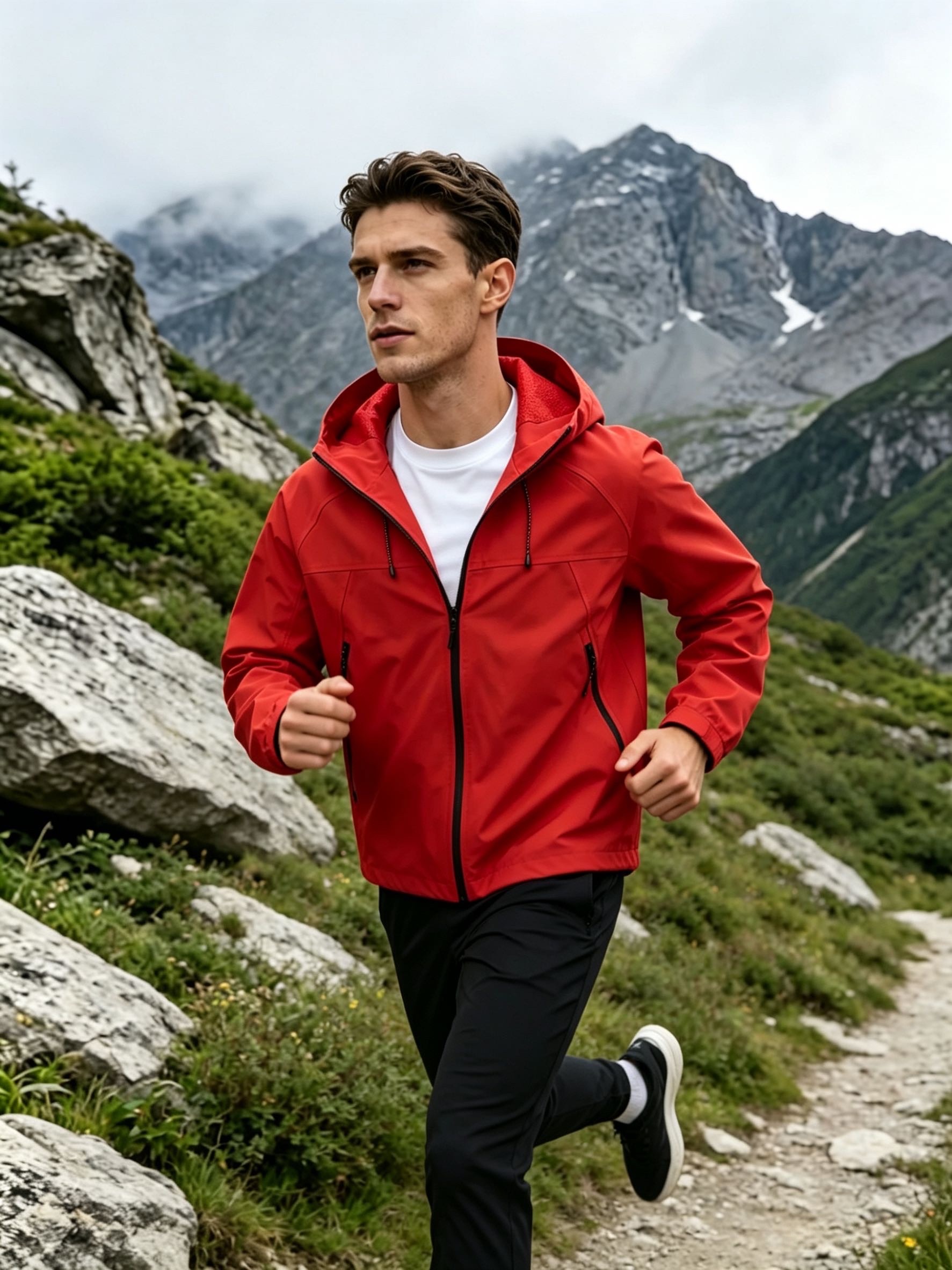 Windbreak Shell Jacket - Men's Lightweight Clothing Windbreaker Outdoor Sports