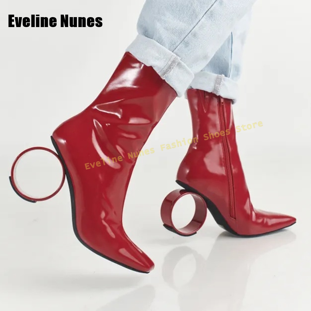 Shaped Heel Square Toe Fashion - Street Fashion Ladies 评论和价格