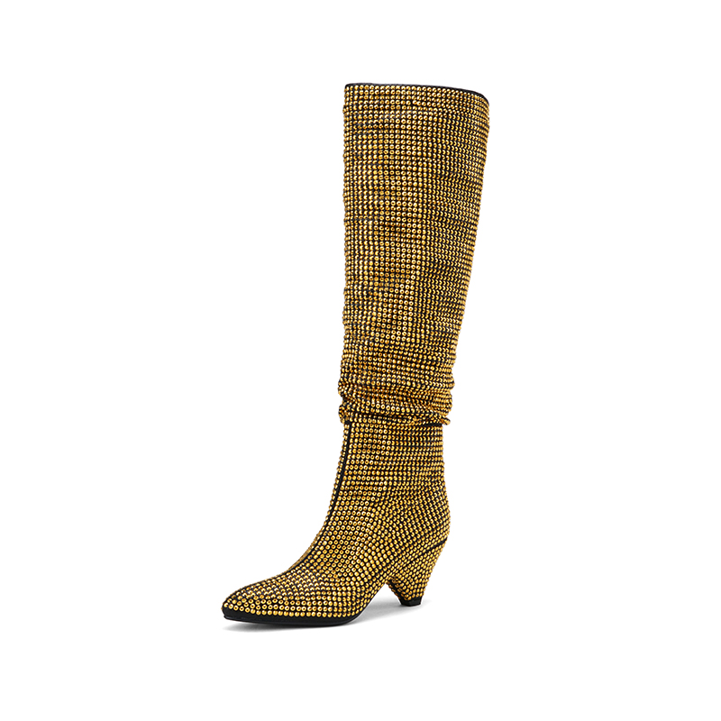 Fashion Spike Heels Crystal Lo - Street Fashion Ladies 评论和价格