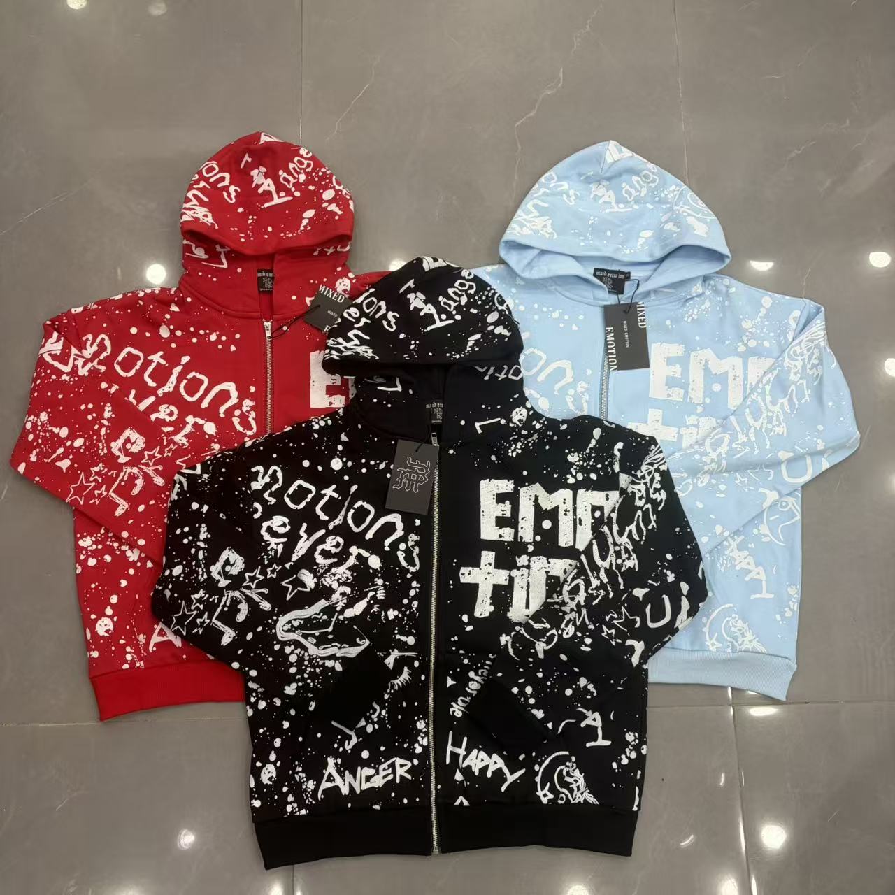 Fashionable Zip-Up Jacket, Hig - Street Fashion Zip Up Hoodie 评论和价格