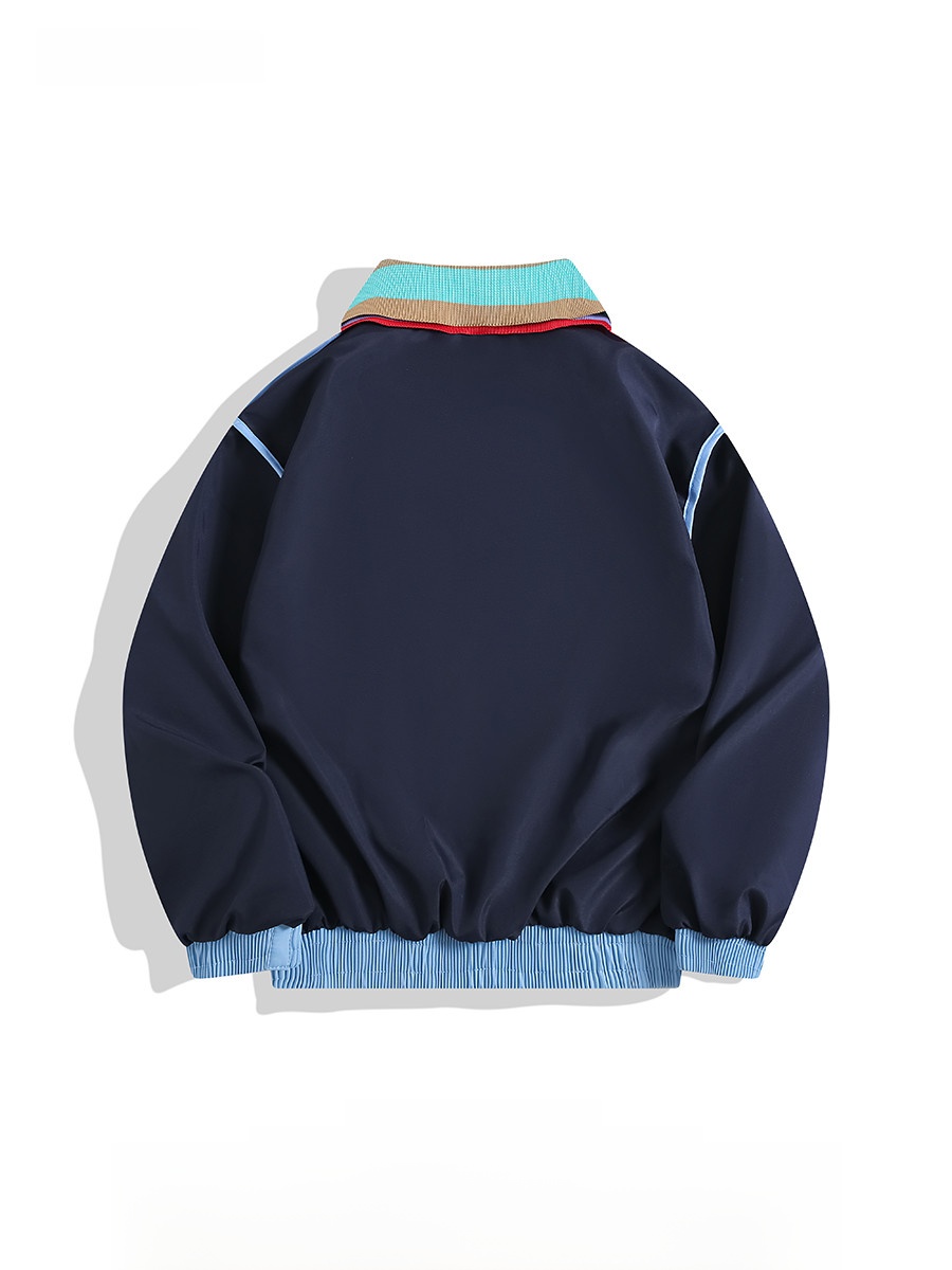 Boyue Double Collar Patchwork  - Street Fashion Hong Kong 评论和价格