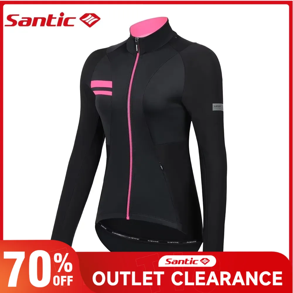 Santic Womens Fleece Bike Coat - Windbreak Shell Jacket 评论和价格