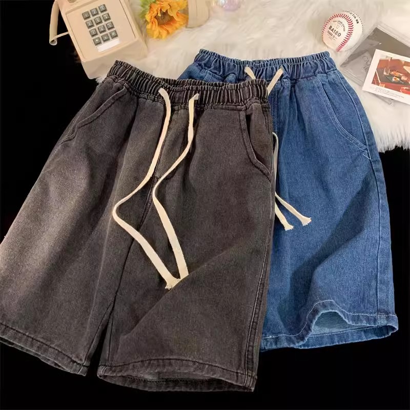 Baggy Jeans Shorts for Men Cas - Street Fashion Art 评论和价格