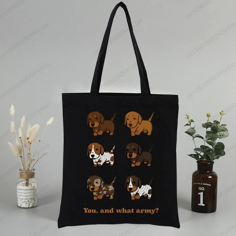 Dachshund Teckel Cute Dog  Can - Tote Bag Canvas Print 评论和价格