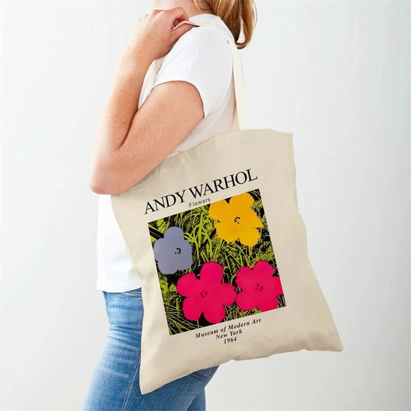 Vintage Art Andy Warhol Women' - Tote Bag Canvas Print 评论和价格