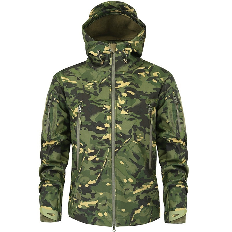 Hiking Jackets Men Camouflage  - Windbreak Shell Jacket 评论和价格