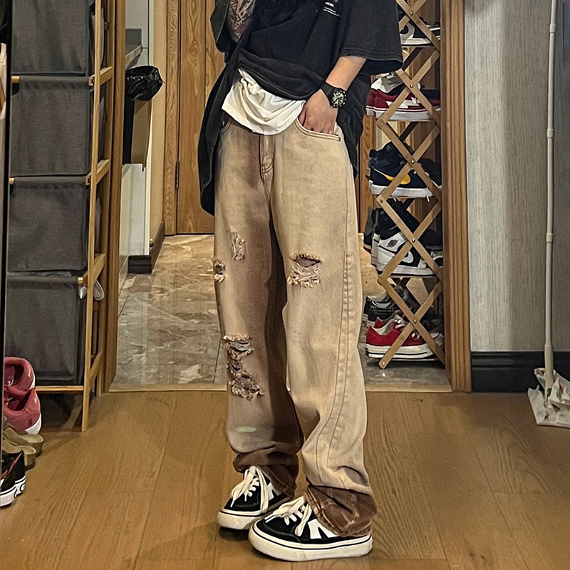 Retro High Street Men's Jeans  - Street Fashion Hong Kong 评论和价格