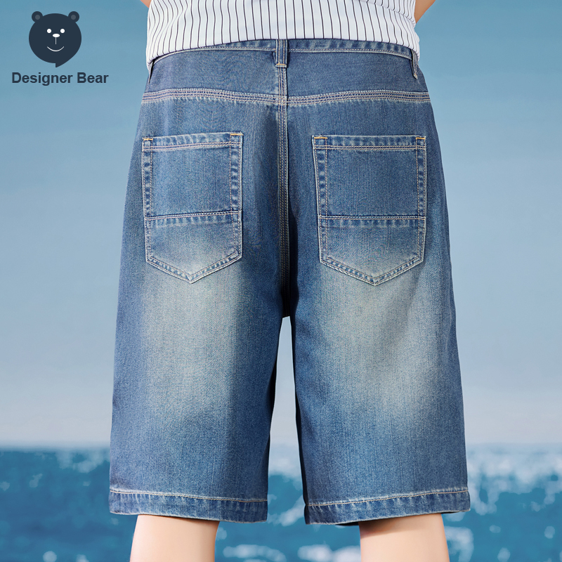 Summer Thin Men's Denim Shorts - Street Fashion Art 评论和价格