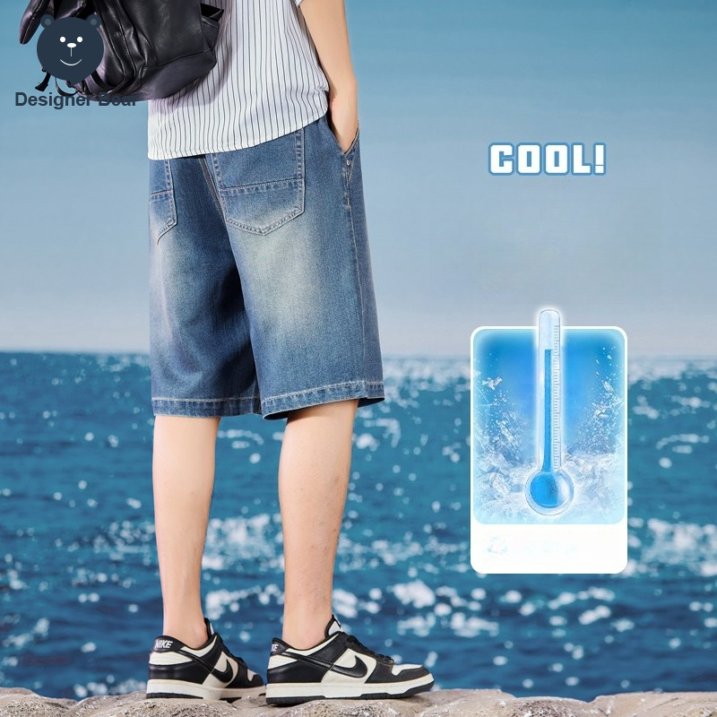 Summer Thin Men's Denim Shorts - Street Fashion Art 评论和价格