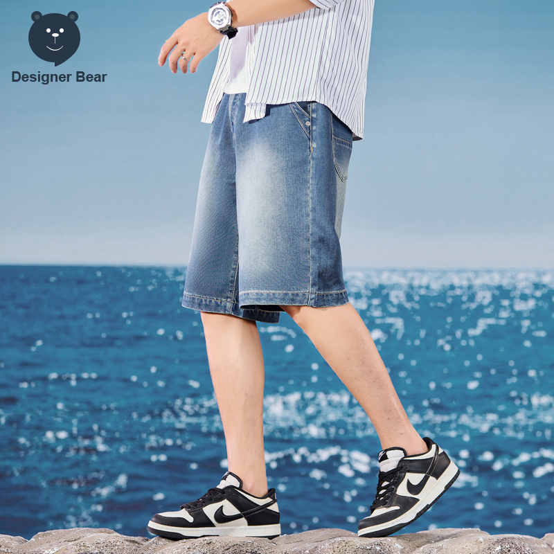 Summer Thin Men's Denim Shorts - Street Fashion Art 评论和价格