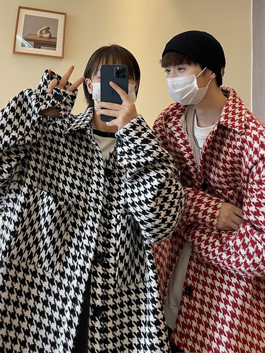 High-End Plaid Jacket Street S - Street Fashion Hong Kong 评论和价格
