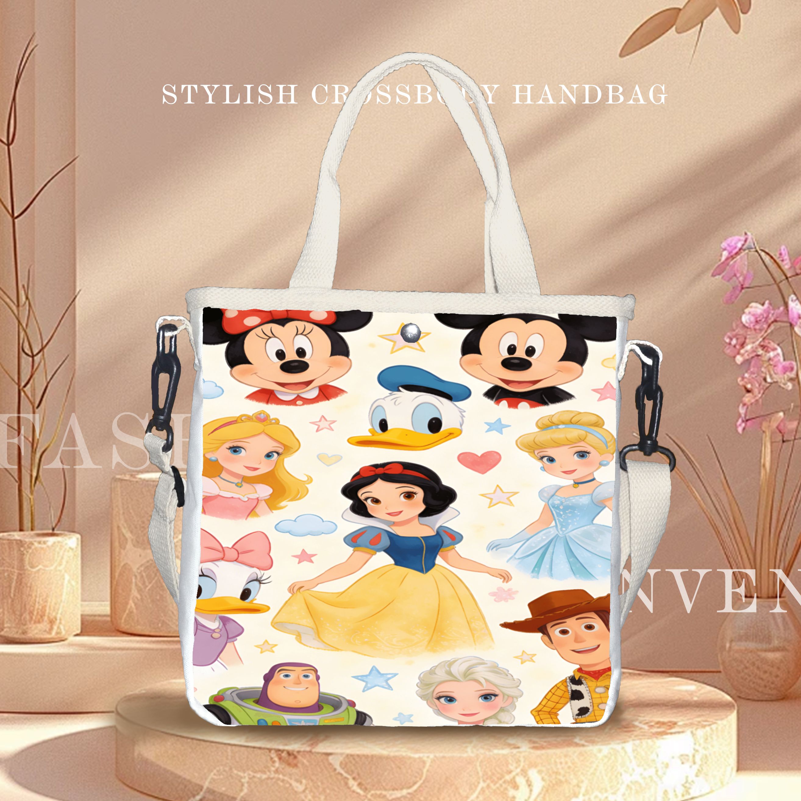 Multifunctional Princess Tote  - Tote Bag Canvas Print 评论和价格