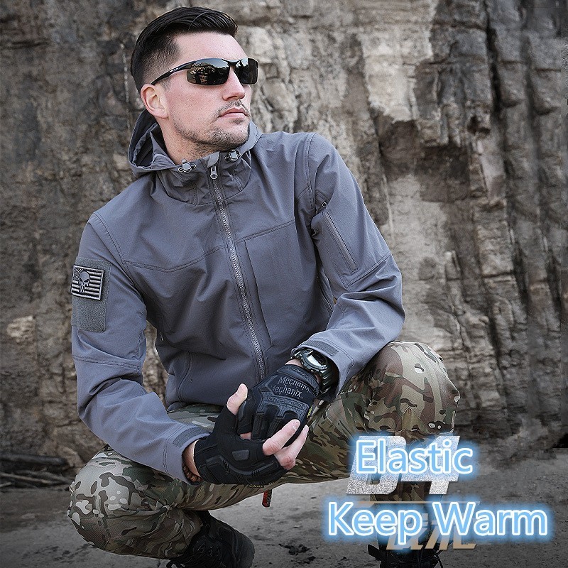 Outdoor Waterproof Warm Soft S - Windbreak Shell Jacket 评论和价格