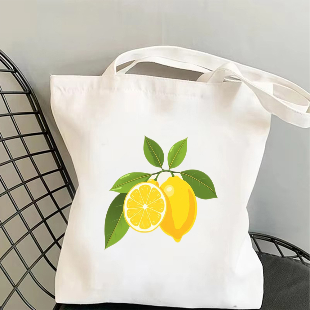 Simple Lemon Slice Art Canvas  - Tote Bag Canvas Print 评论和价格