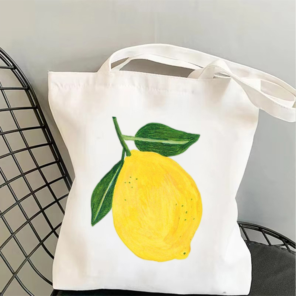 Simple Lemon Slice Art Canvas  - Tote Bag Canvas Print 评论和价格