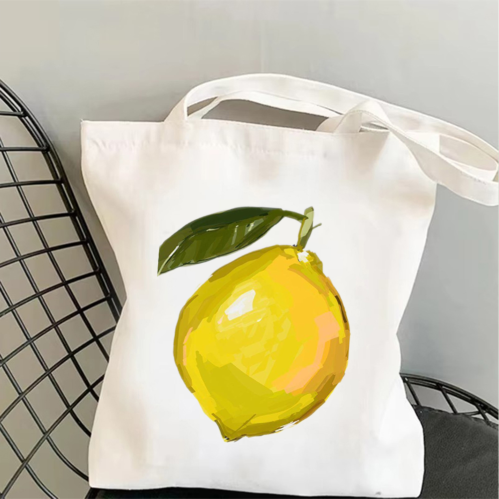 Simple Lemon Slice Art Canvas  - Tote Bag Canvas Print 评论和价格
