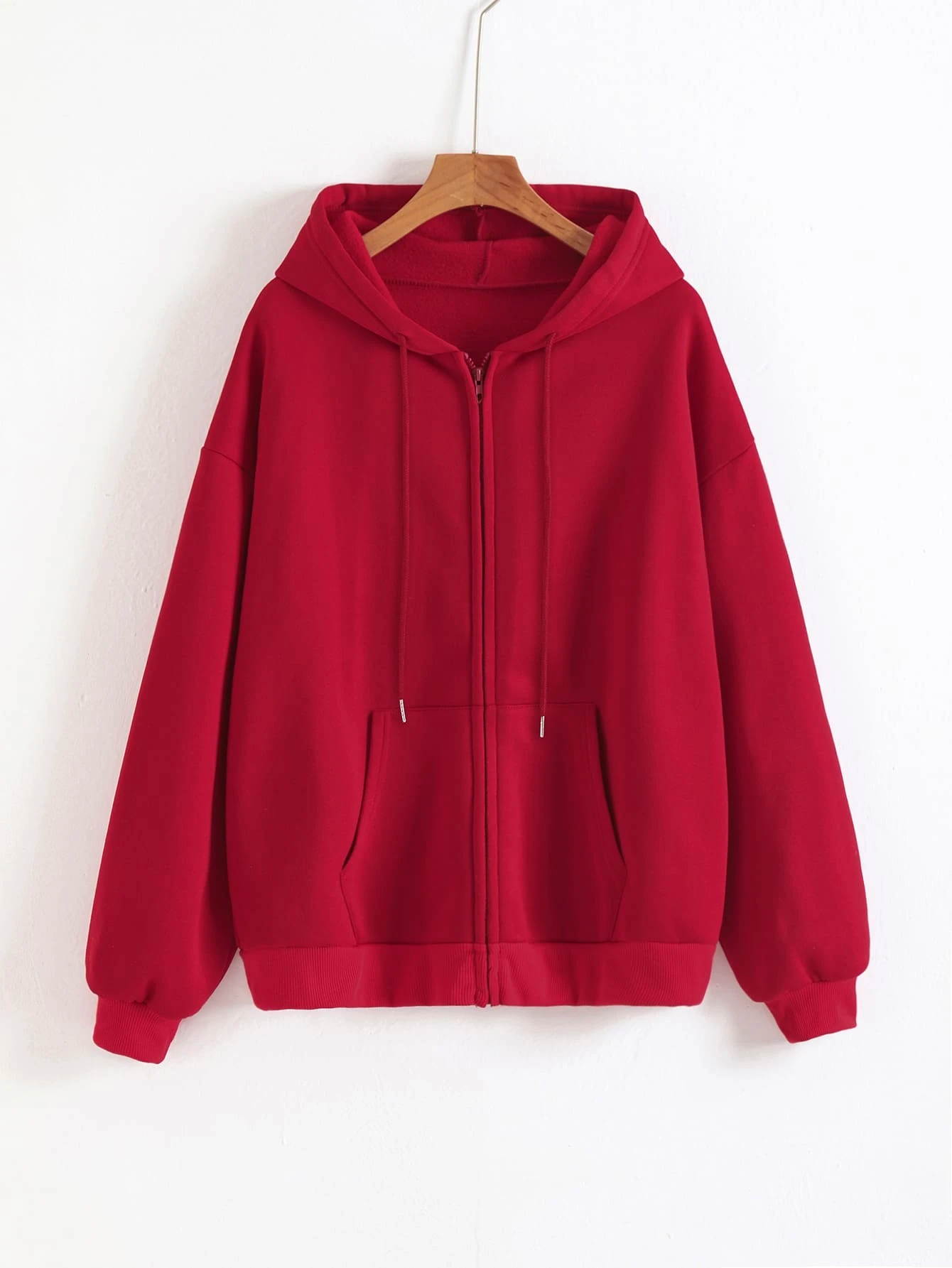 Fashion Casual Black Gray Blue - Street Fashion Zip Up Hoodie 评论和价格