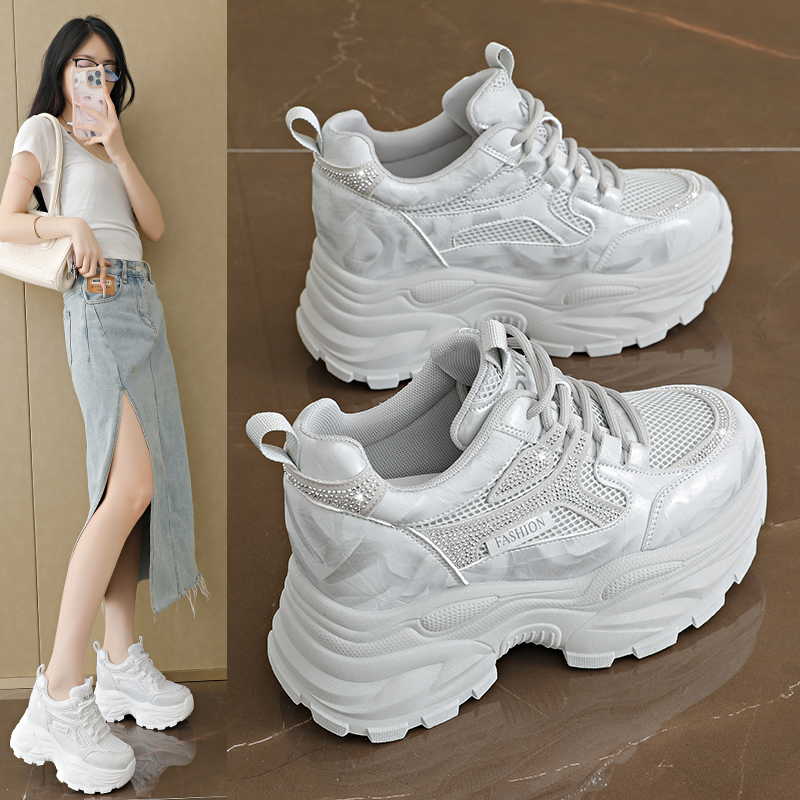 Ladies Mesh Platform Rhineston - Street Fashion Ladies 评论和价格
