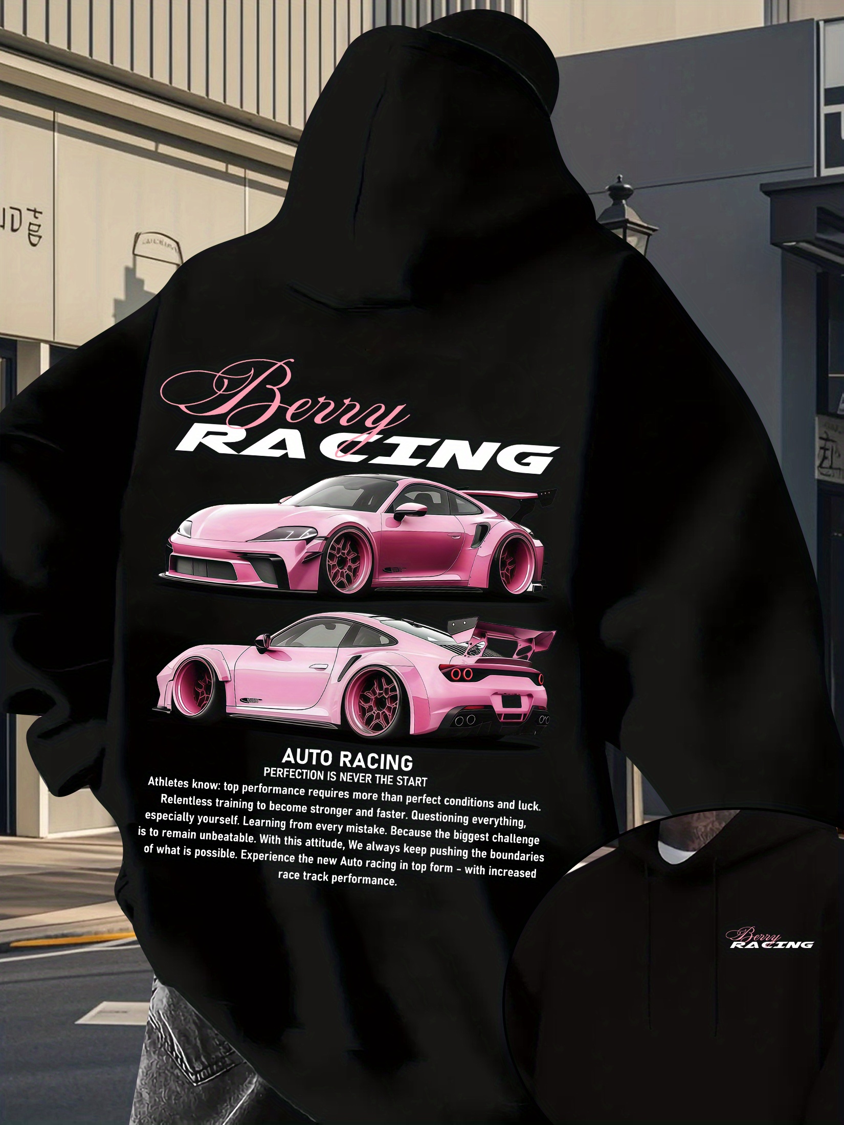 Men's Instagram style car prin - Street Fashion Elements 评论和价格