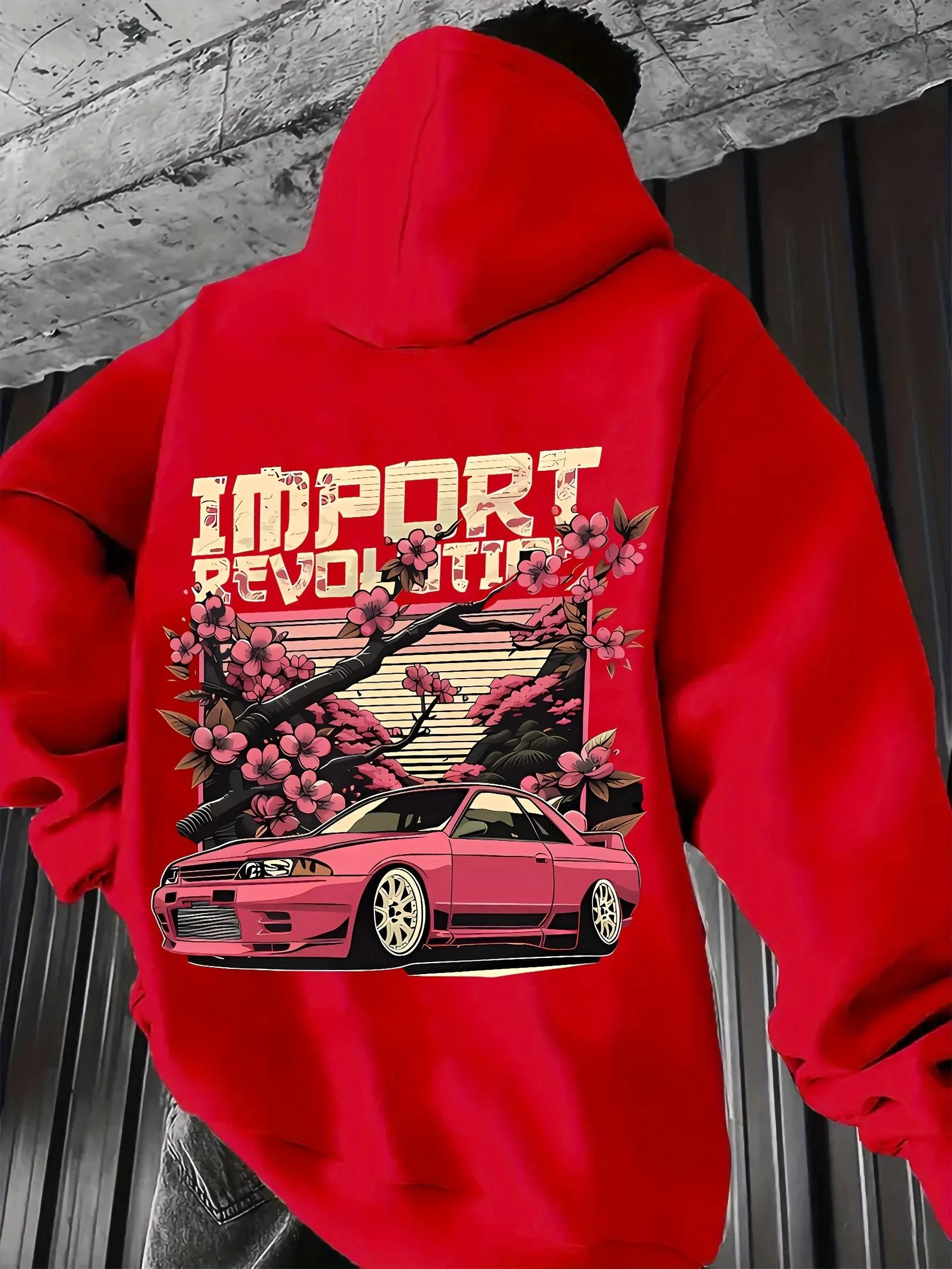 Men's Instagram style car prin - Street Fashion Elements 评论和价格