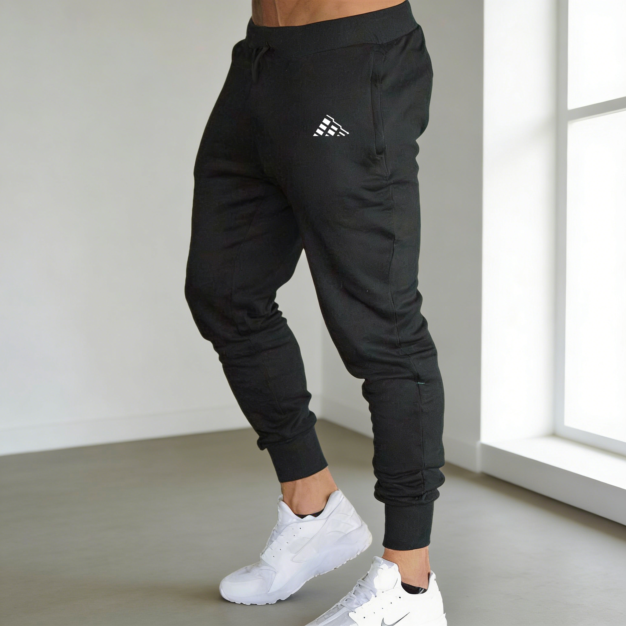New Men's Blue Trend print Cas - Running Pant Jogger 评论和价格