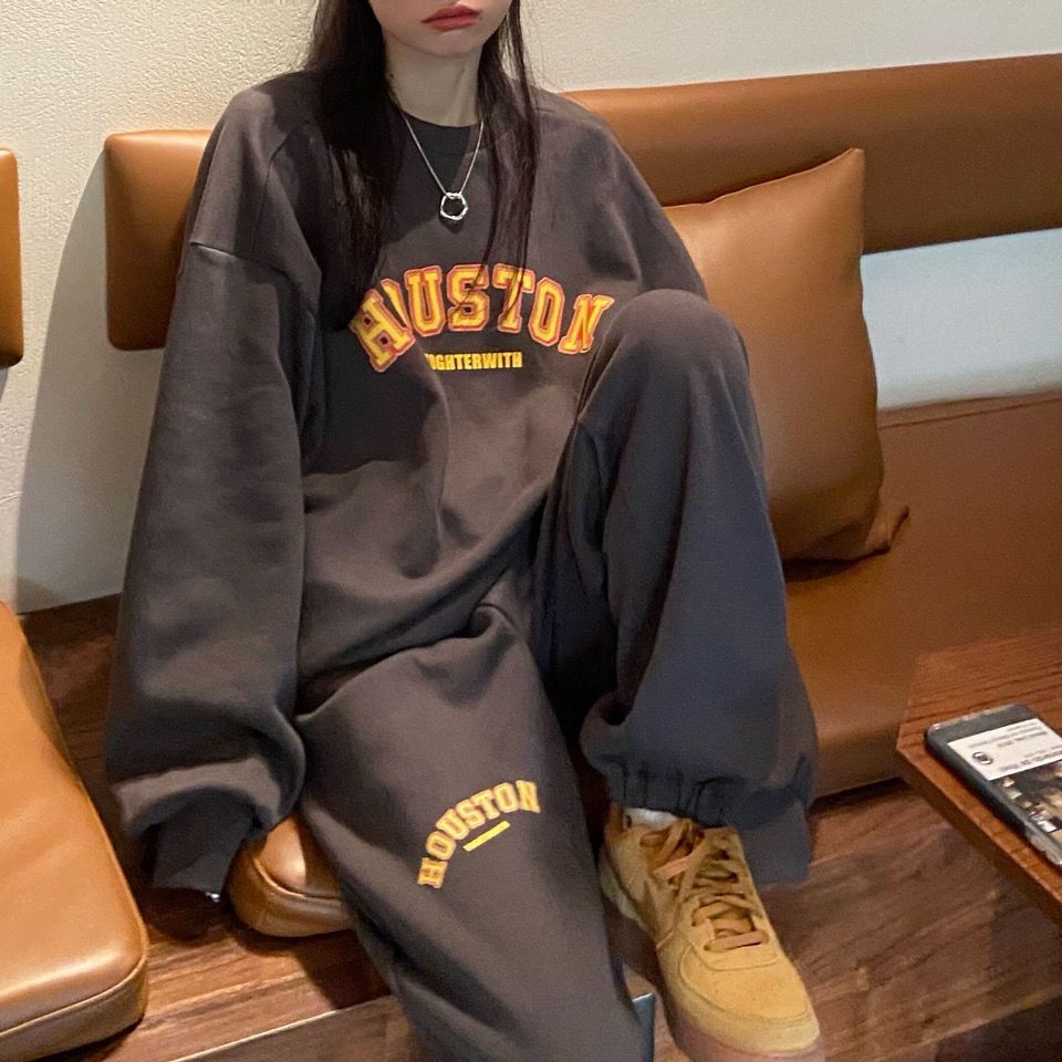 plus Size Hoodie Set Women's C - Street Fashion Hong Kong 评论和价格