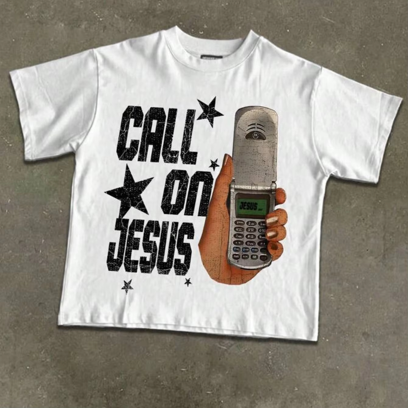 Hong Kong Flavor Y2K Printed C - Street Fashion Hong Kong 评论和价格