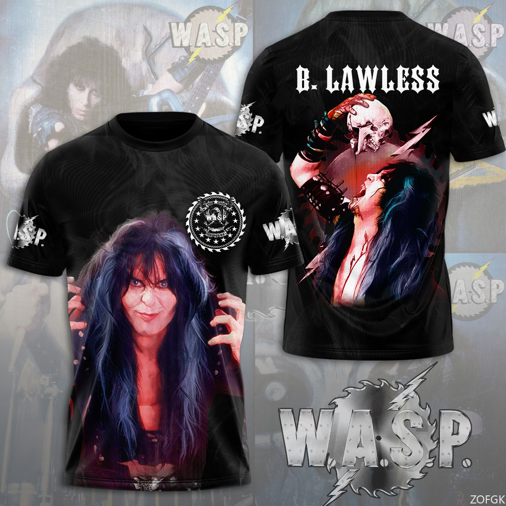 W.A.S.P Rock 3D Printing T-shi - Street Fashion Art 评论和价格