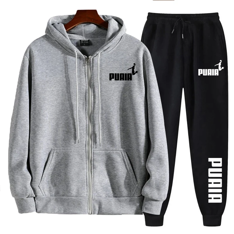 Autumn Winter Men's 2 Piece Tr - Running Pant Jogger 评论和价格