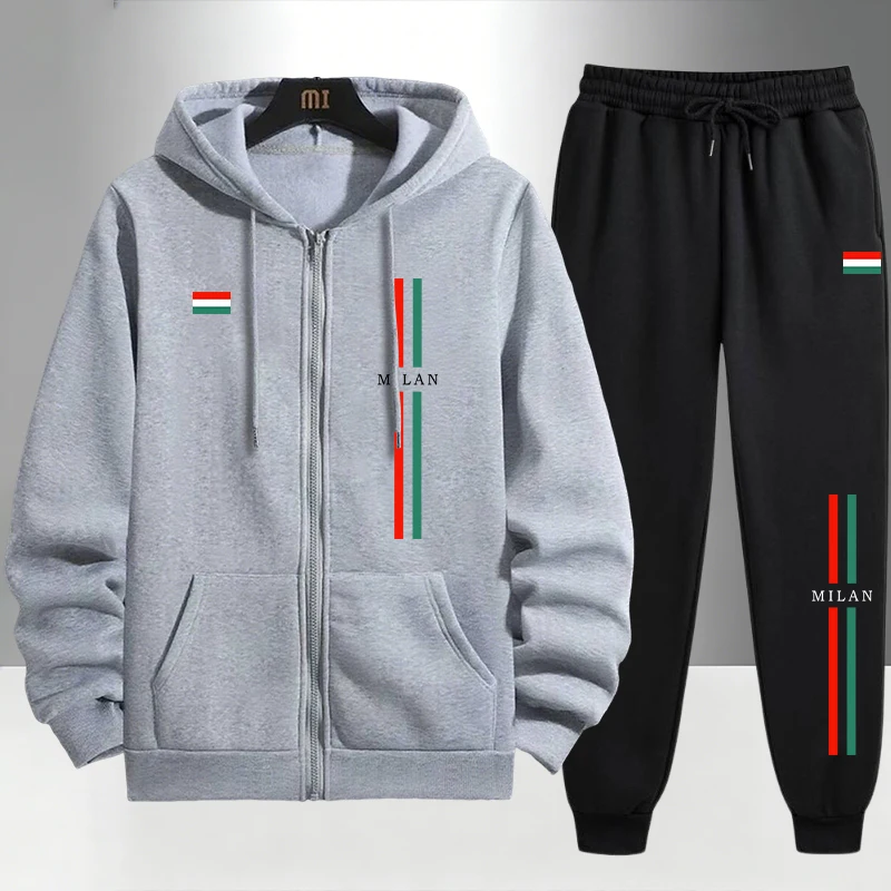 2026 Italy Printed Men's Set Z - Street Fashion Art 评论和价格