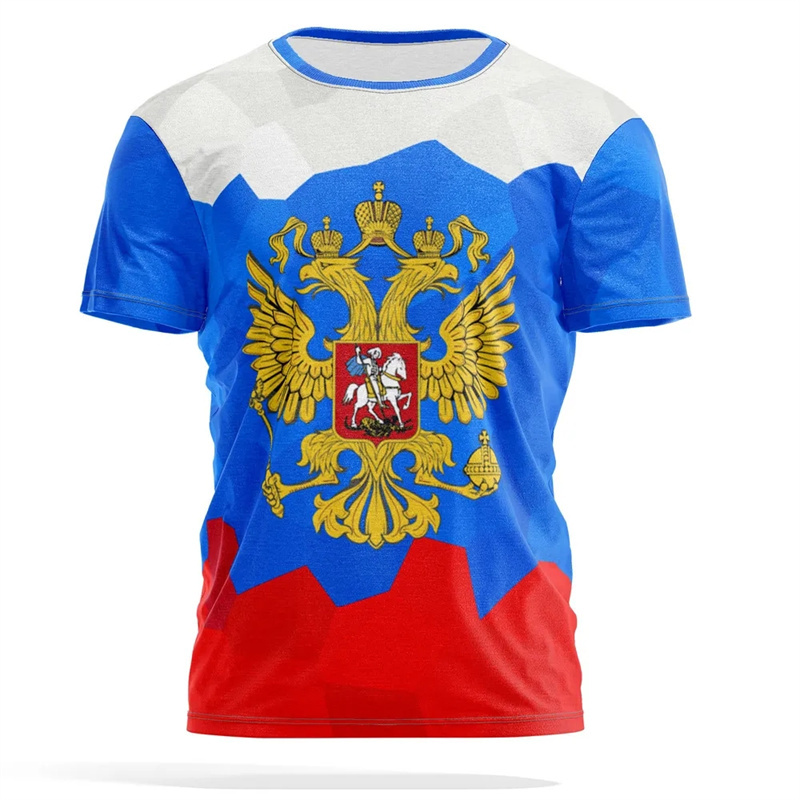 Russian National Emblem Print  - Street Fashion Russia 评论和价格