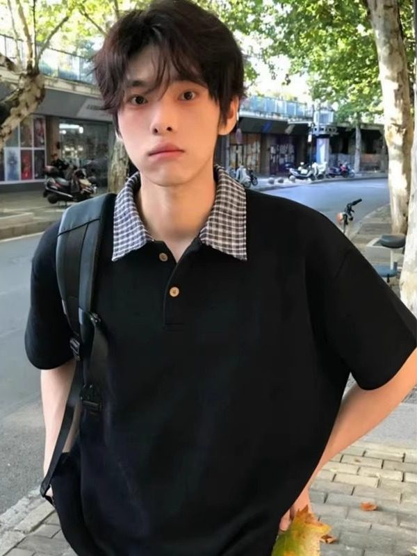 Loose Fit Summer Short Sleeve  - Street Fashion Hong Kong 评论和价格